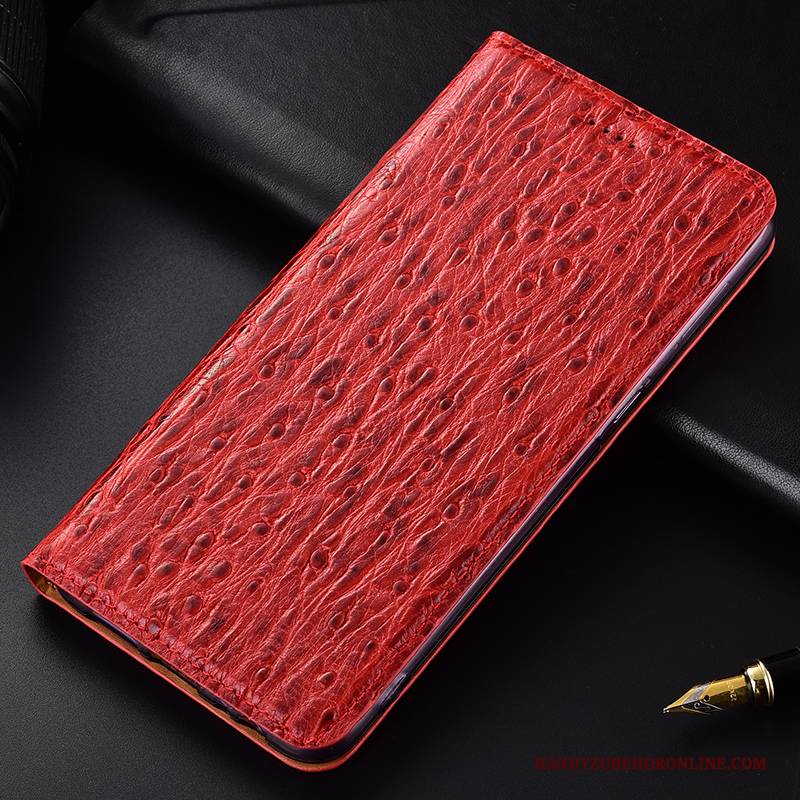 Hülle Sony Xperia L3 Taschen Handyhüllen Vogel, Case Sony Xperia L3 Folio Anti-sturz Rot
