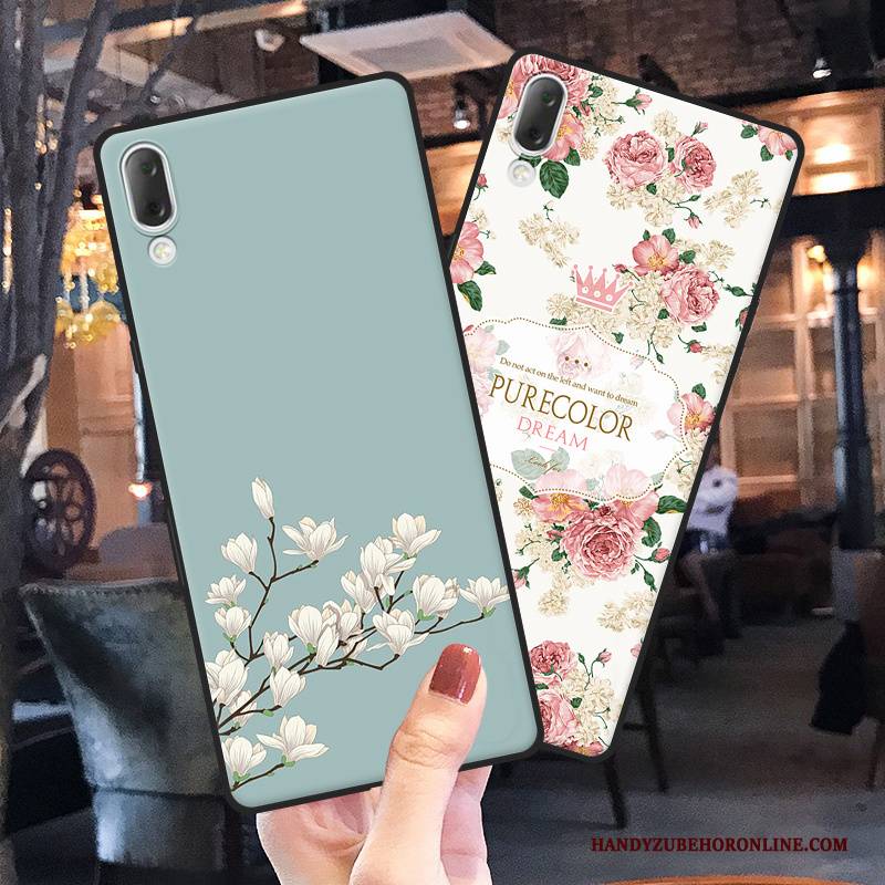 Hülle Sony Xperia L3 Weiche Nette Handyhüllen, Case Sony Xperia L3 Schutz Grün