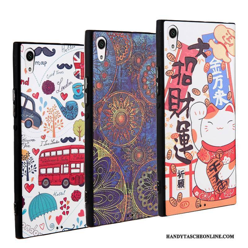 Hülle Sony Xperia Xa1 Taschen Handyhüllen Anti-sturz, Case Sony Xperia Xa1 Karikatur Trend