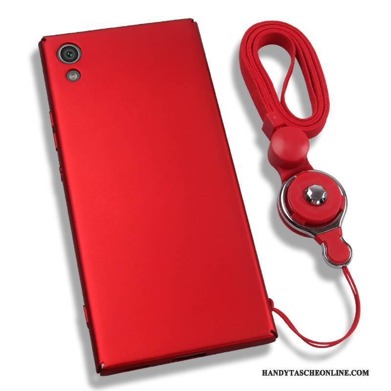 Hülle Sony Xperia Xa1 Ultra Schutz Handyhüllen Rot, Case Sony Xperia Xa1 Ultra Hängende Verzierungen