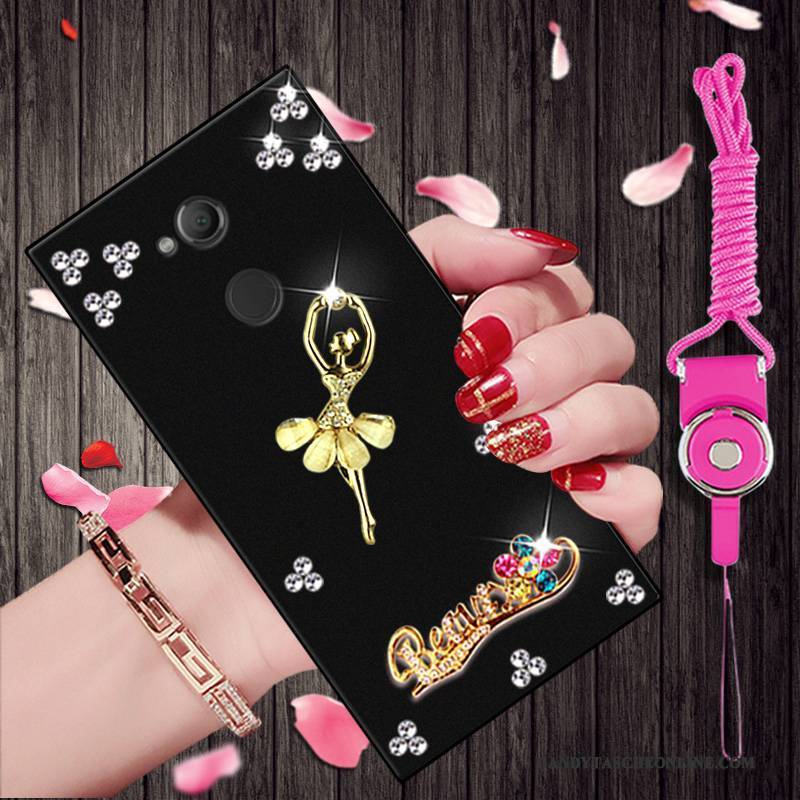Hülle Sony Xperia Xa2 Ultra Weiche Schwarz Handyhüllen, Case Sony Xperia Xa2 Ultra Strass Trend
