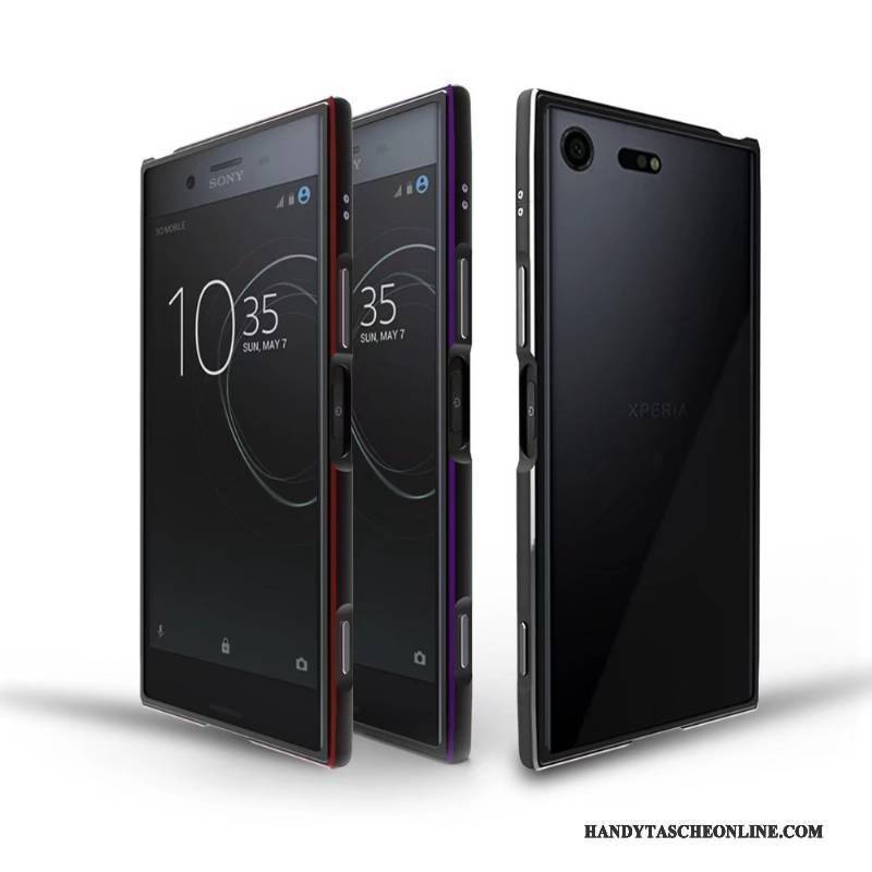 Hülle Sony Xperia Xz Farbe Grenze Anti-sturz, Case Sony Xperia Xz Metall Handyhüllen Persönlichkeit