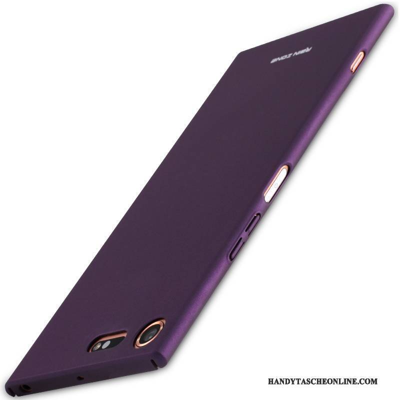 Hülle Sony Xperia Xz Premium Taschen Handyhüllen Dunkel, Case Sony Xperia Xz Premium Schutz Lila