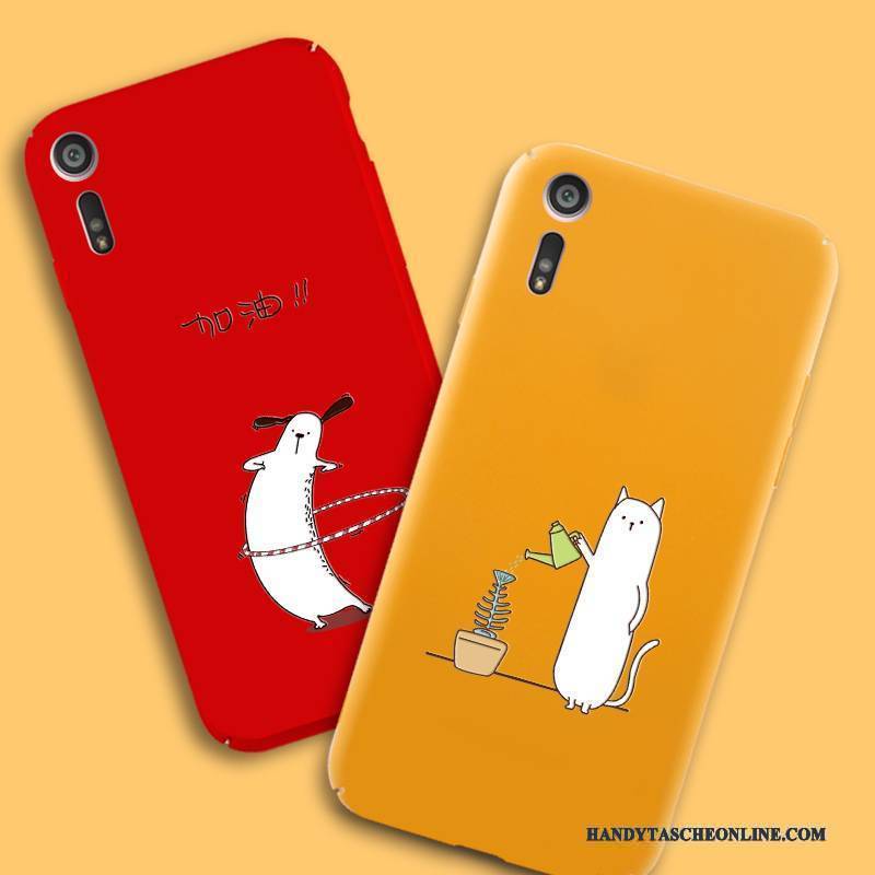 Hülle Sony Xperia Xz Taschen Schwer Rot, Case Sony Xperia Xz Kreativ Handyhüllen Gelb