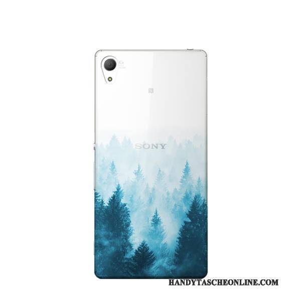 Hülle Sony Xperia Z3 Kreativ Transparent Kunst, Case Sony Xperia Z3 Schutz Grenze Mini