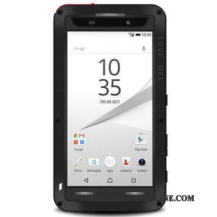 Hülle Sony Xperia Z5 Compact Metall Grenze Drei Verteidigungen, Case Sony Xperia Z5 Compact Schutz Handyhüllen Nubuck