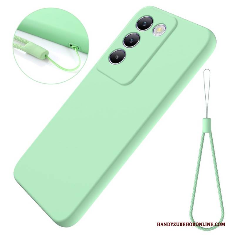 Hülle Vivo V40 Se 5g Flüssigsilikon Mit Trageband