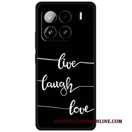 Hülle Xiaomi 15 Pro Handyhülle Stoßfestes Tpu-druckmuster – Lebe Lache Liebe