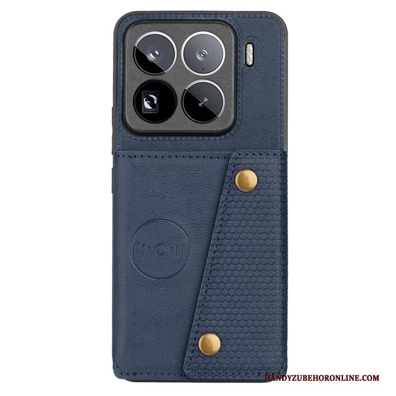 Hülle Xiaomi 15 Pro Kartenhalter In Lederoptik