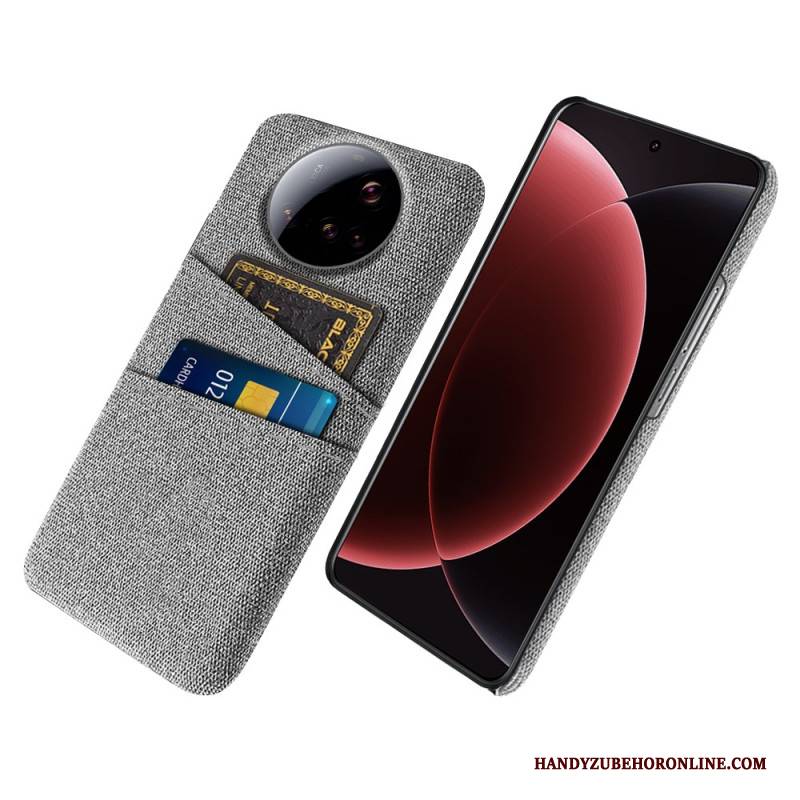 Hülle Xiaomi 15 Ultra Handyhülle Doppelkartenhalter Aus Stoff