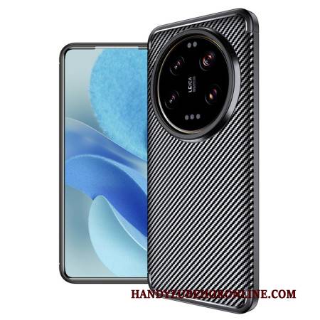 Hülle Xiaomi 15 Ultra Handyhülle Kohlefaser Textur