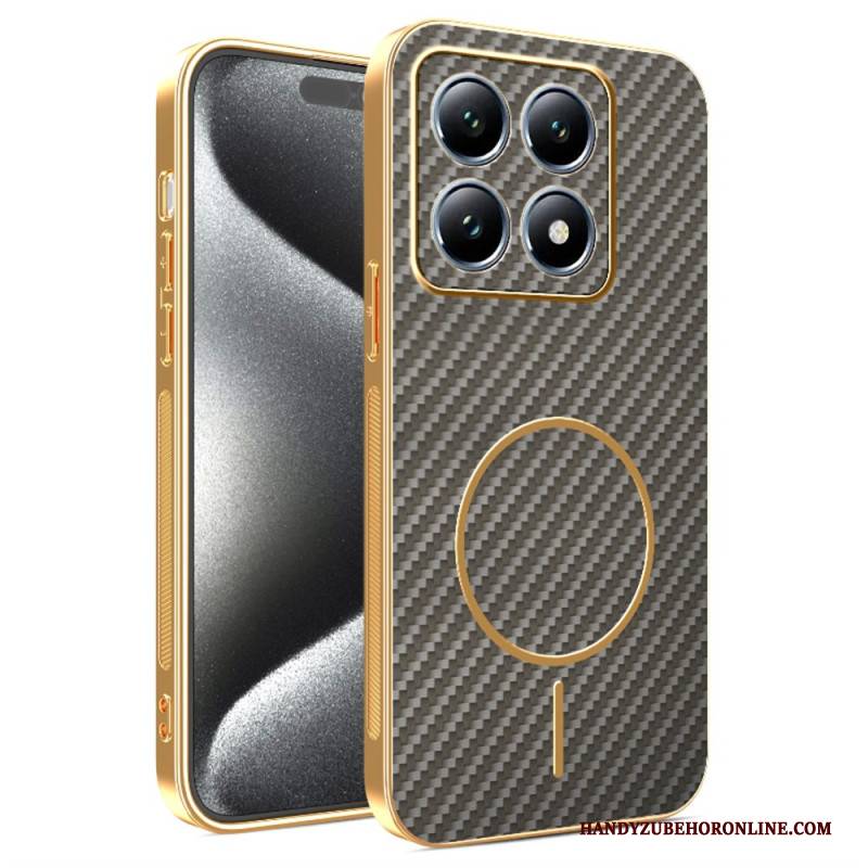 Hülle Xiaomi 15t Carbonfaser-textur