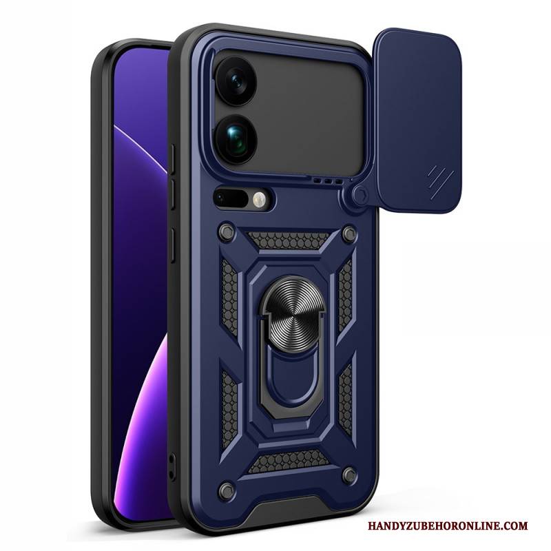 Hülle Xiaomi 17 Pro Max Handyhülle Schiebebare Kameraabdeckung Ständer