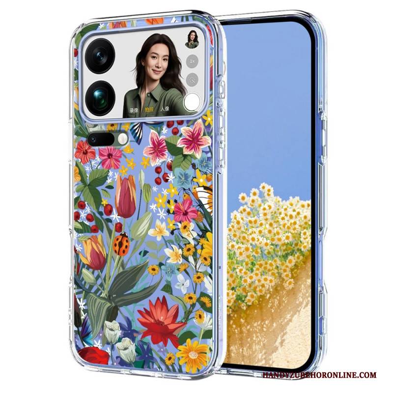 Hülle Xiaomi 17 Pro Max Handyhülle Schmetterlinge Und Blumen