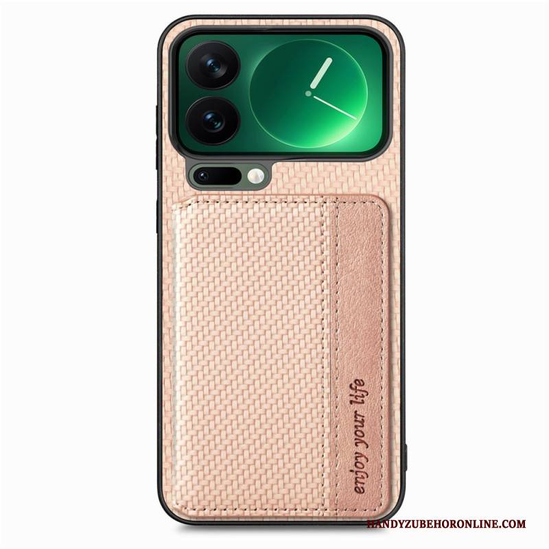 Hülle Xiaomi 17 Pro Max Rfid-schutz Und Magnetischer Kartenhalter