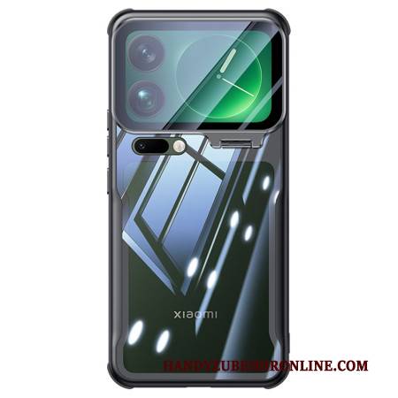 Hülle Xiaomi 17 Pro Transparenter Integrierter Ständer Und Kameraschutz