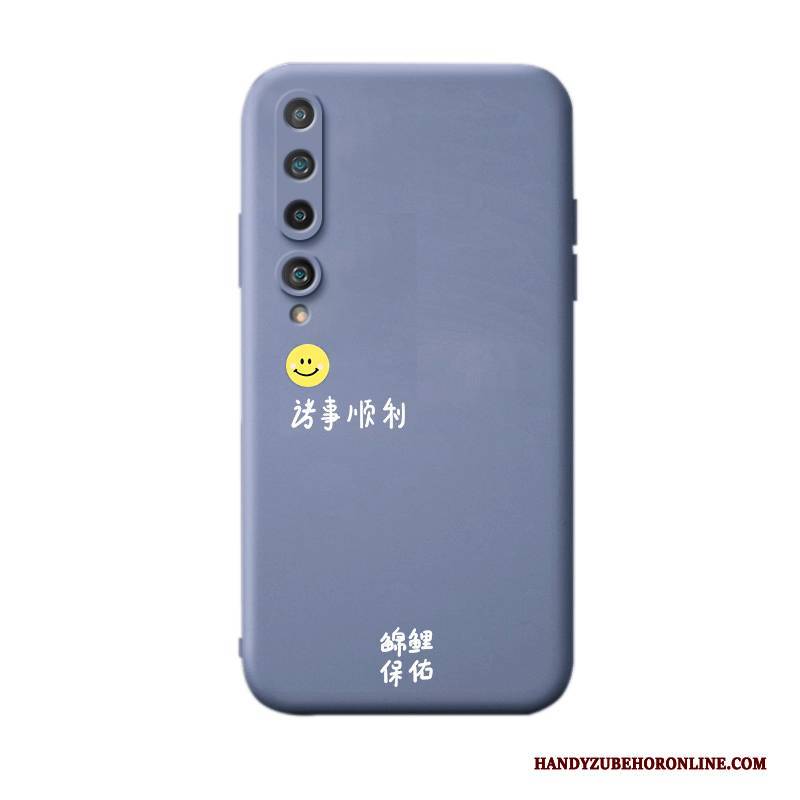 Hülle Xiaomi Mi 10 Kreativ Handyhüllen Anti-sturz, Case Xiaomi Mi 10 Taschen Blau Netto Rot