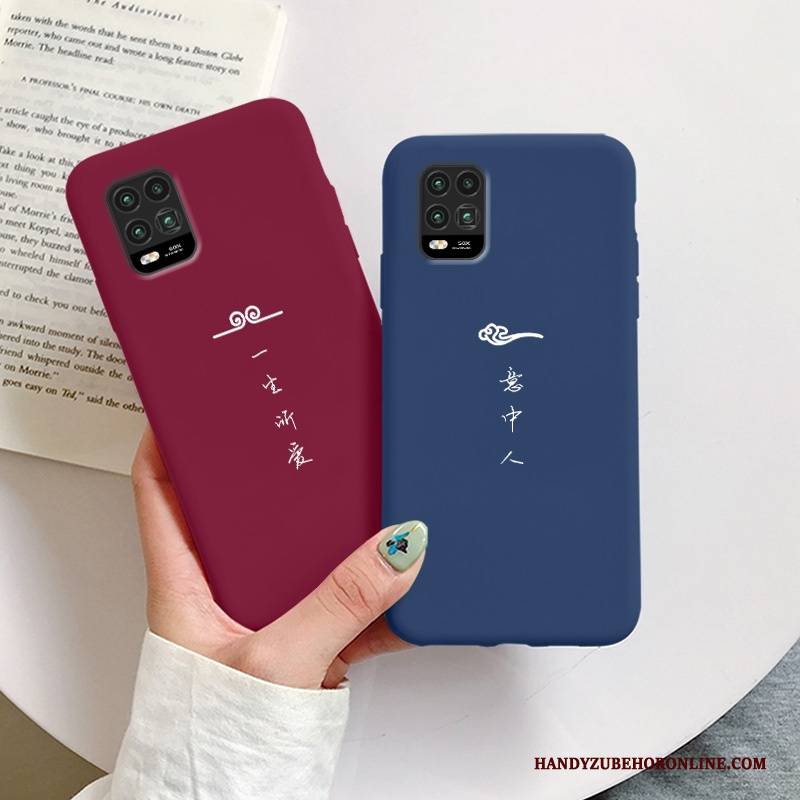 Hülle Xiaomi Mi 10 Lite Mode Nette Mini, Case Xiaomi Mi 10 Lite Karikatur Anti-sturz Persönlichkeit