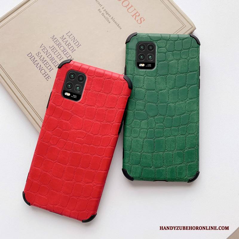 Hülle Xiaomi Mi 10 Lite Schutz Schlank Wind, Case Xiaomi Mi 10 Lite Mode Rot Licht