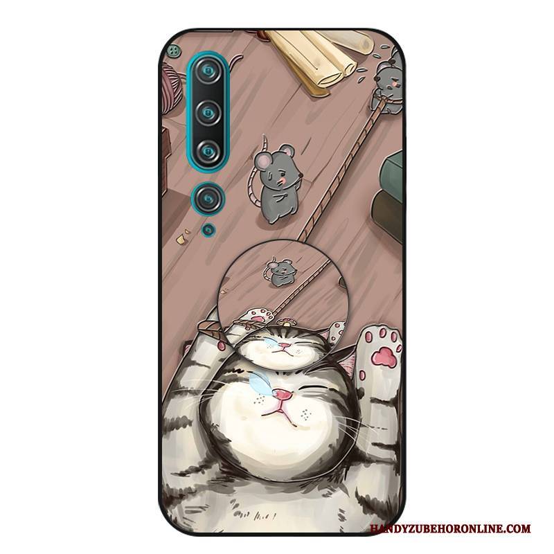 Hülle Xiaomi Mi 10 Silikon Anti-sturz Handyhüllen, Case Xiaomi Mi 10 Taschen Liebhaber Kaninchen