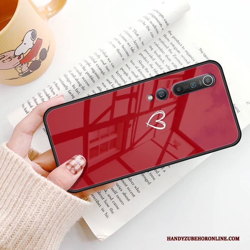 Hülle Xiaomi Mi 10 Taschen Liebe Einfach, Case Xiaomi Mi 10 Weiche Angepasst Anti-sturz