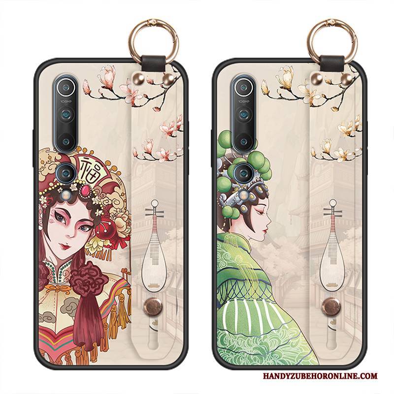 Hülle Xiaomi Mi 10 Weiche Klassisch Hängende Verzierungen, Case Xiaomi Mi 10 Taschen Handyhüllen Peking-oper