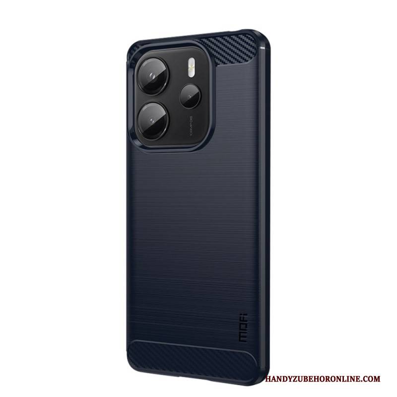 Hülle Xiaomi Redmi Note 14 4g Gebürstete Kohlefaser