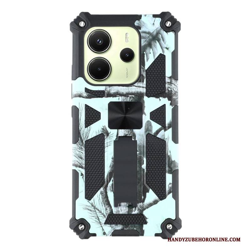 Hülle Xiaomi Redmi Note 14 5g Robust Mit Integriertem Ständer Tarnmuster