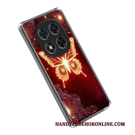 Hülle Xiaomi Redmi Note 14 Pro 4g Goldener Schmetterling