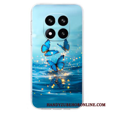 Hülle Xiaomi Redmi Note 14 Pro Plus 5g Blaue Schmetterlinge