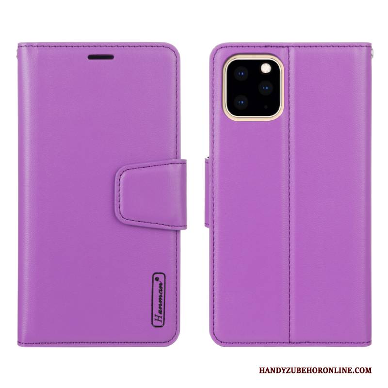 Hülle iPhone 11 Pro Folio Hängende Verzierungen Lila, Case iPhone 11 Pro Geldbörse Handyhüllen