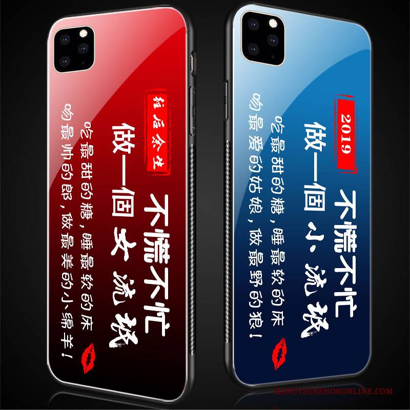 Hülle iPhone 11 Pro Max Kreativ Persönlichkeit Farbverlauf, Case iPhone 11 Pro Max Silikon Handyhüllen Einfarbig