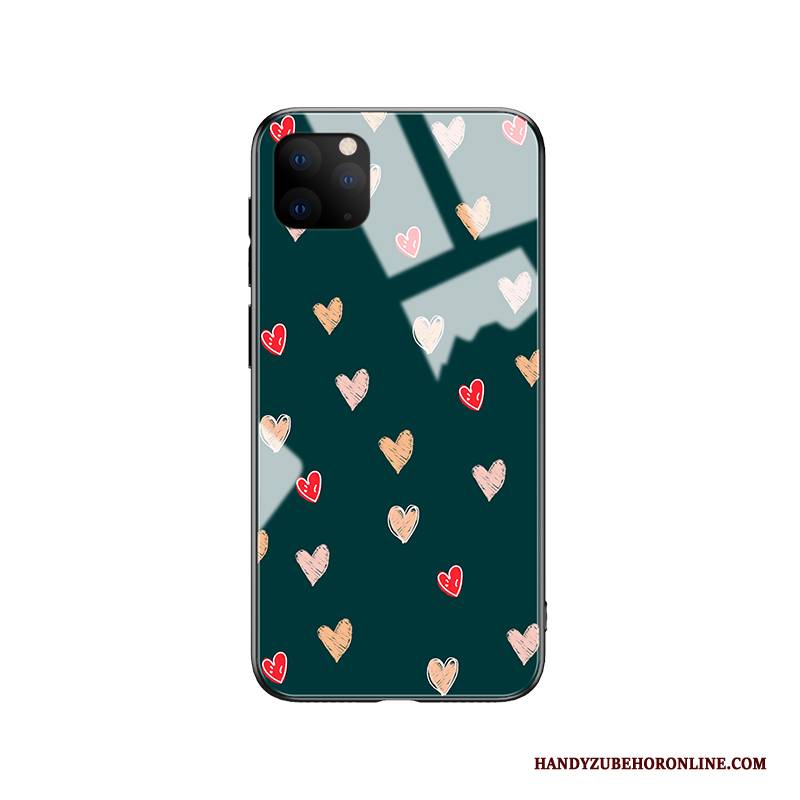 Hülle iPhone 11 Pro Max Kreativ Trend Nette, Case iPhone 11 Pro Max Weiche Hängende Verzierungen Grün