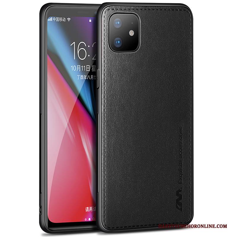 Hülle iPhone 11 Pro Max Lederhülle Qualität Unsichtbar, Case iPhone 11 Pro Max Leder Magnetismus Schlank