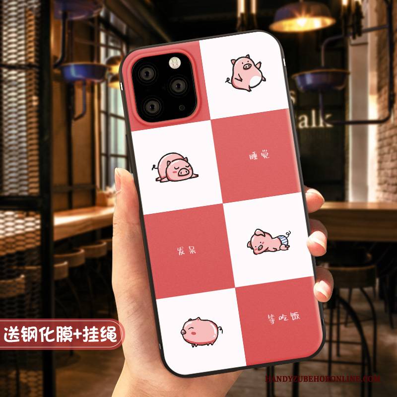 Hülle iPhone 11 Pro Max Taschen Anti-sturz Katzen, Case iPhone 11 Pro Max Silikon Tier Nette
