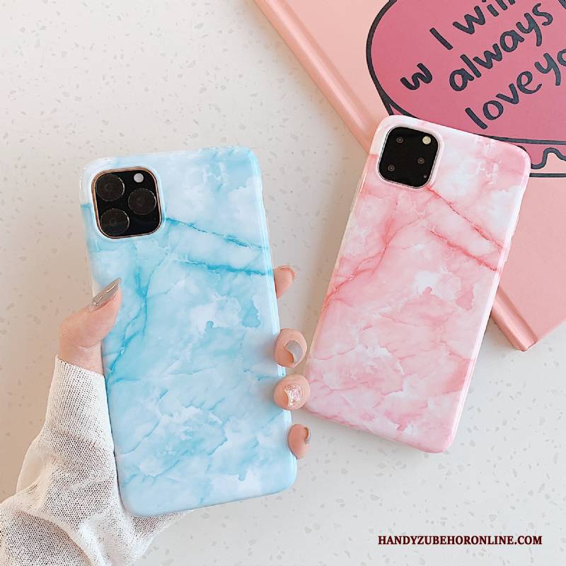Hülle iPhone 11 Pro Max Taschen Explosionsgeschützt Persönlichkeit, Case iPhone 11 Pro Max Silikon Blau Nette