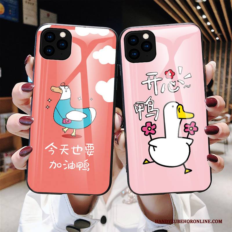 Hülle iPhone 11 Pro Schutz Anti-sturz Rosa, Case iPhone 11 Pro Taschen Ente Handyhüllen