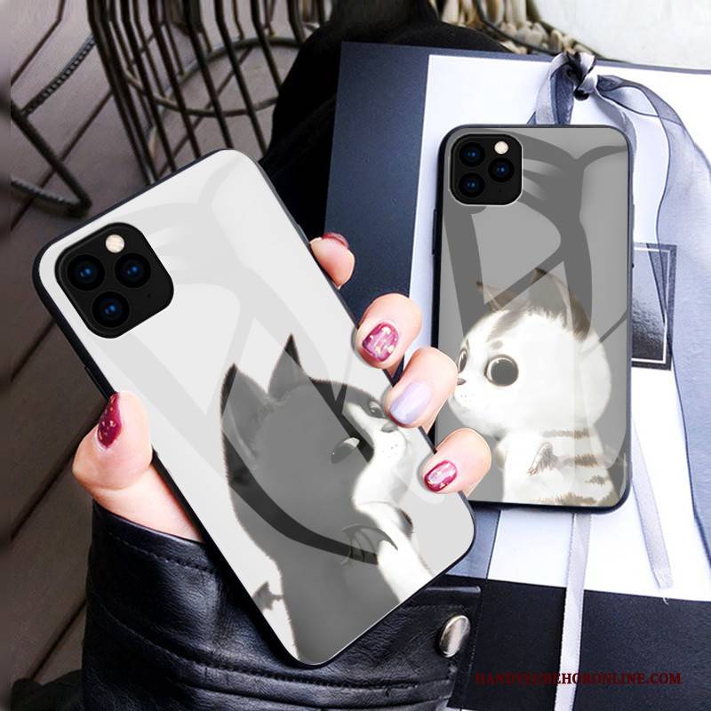 Hülle iPhone 11 Pro Taschen Handyhüllen Weiß, Case iPhone 11 Pro Schutz Trendmarke Katzen