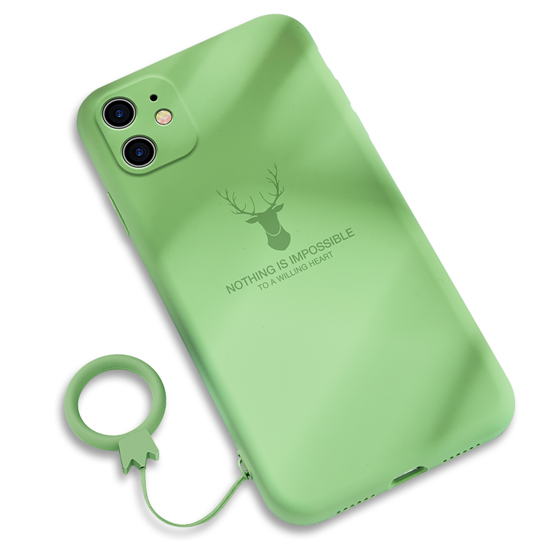 Hülle iPhone 11 Weiche Neu Grün, Case iPhone 11 Schutz Anti-sturz Handyhüllen