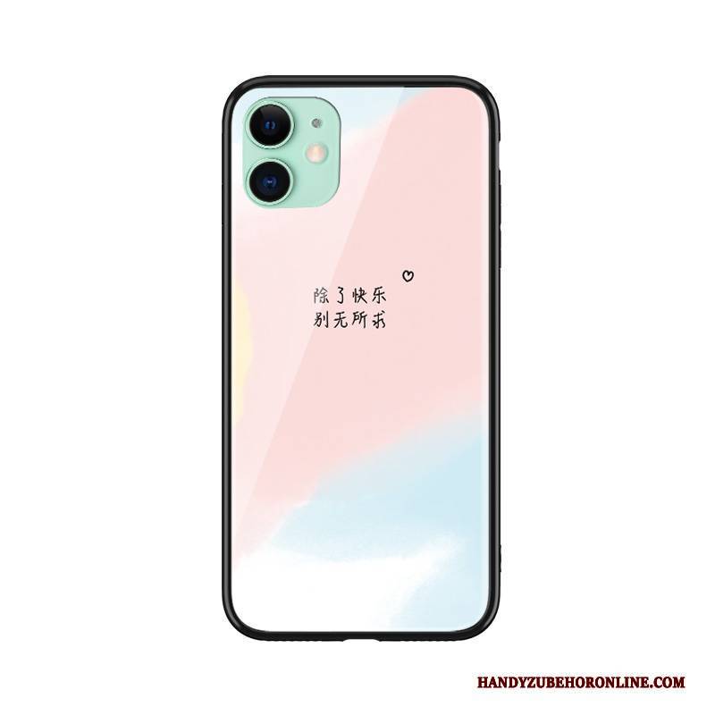 Hülle iPhone 12 Mini Mode Einfach Handyhüllen, Case iPhone 12 Mini Kreativ Rosa Schwer