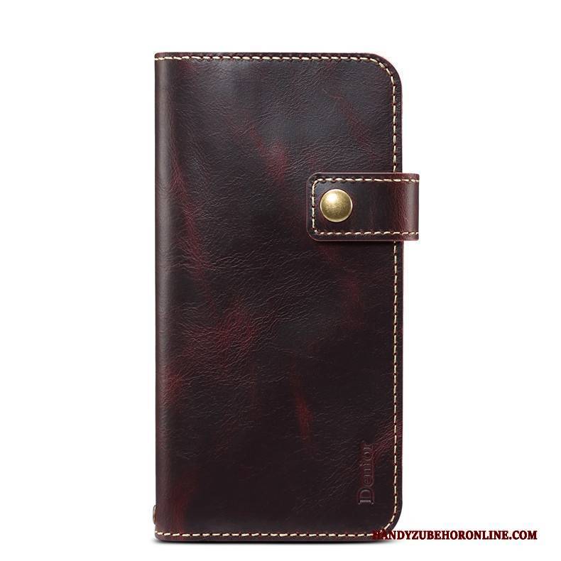 Hülle iPhone 12 Mini Schutz Kuh Anti-sturz, Case iPhone 12 Mini Lederhülle Handyhüllen