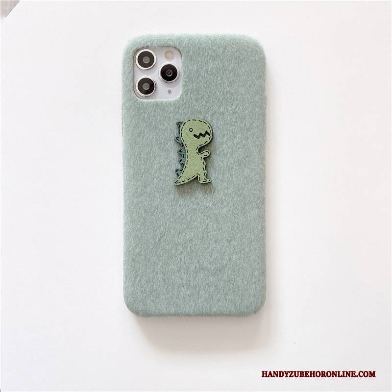 Hülle iPhone 12 Pro Max Lichtfarbe Grün, Case iPhone 12 Pro Max Mini Drachen