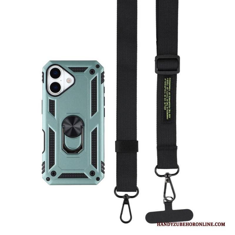 Hülle iPhone 17 Handyhülle Militärischer Schutz Mit Schultergurt