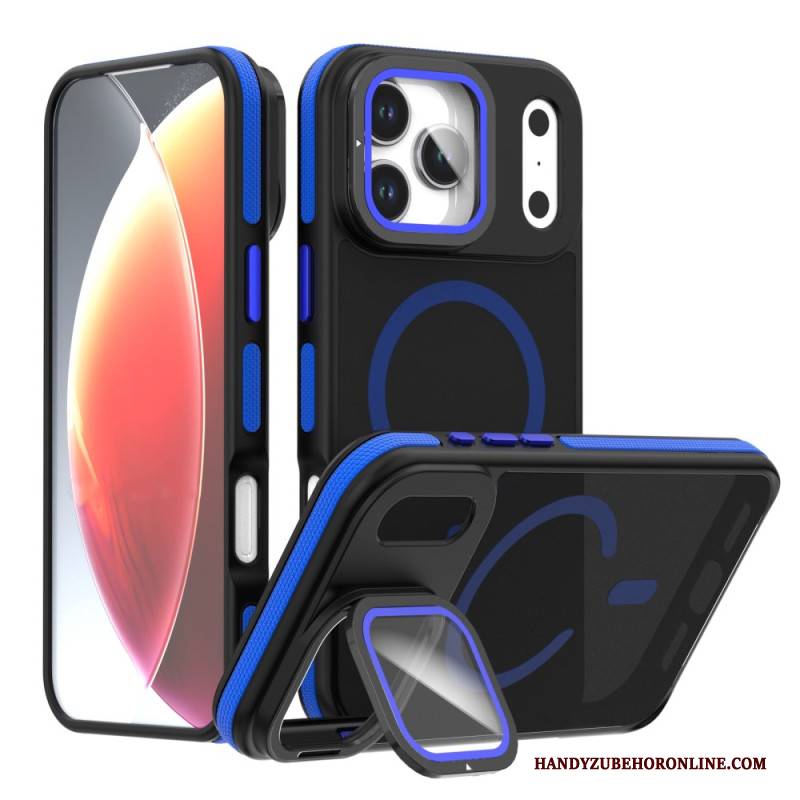 Hülle iPhone 17 Pro Hybrid Magsafe Mit Objektivschutz Und Integrierter Halterung