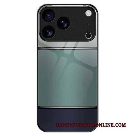 Hülle iPhone 17 Pro Max Handyhülle Zweifarbiges Sicherheitsglas