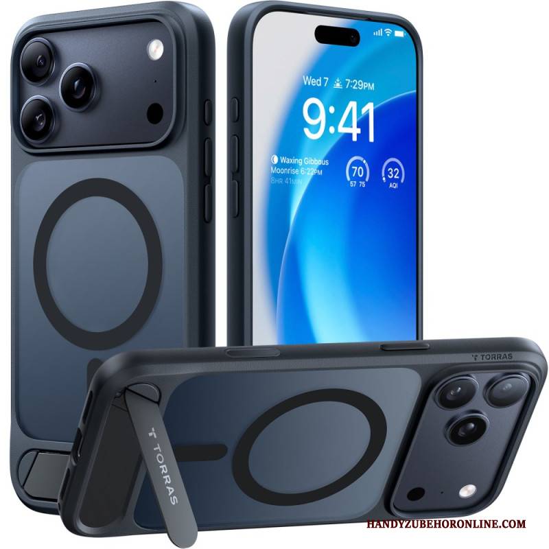 Hülle iPhone 17 Pro Max Magsafe Premium-design Mit Integriertem Ständer