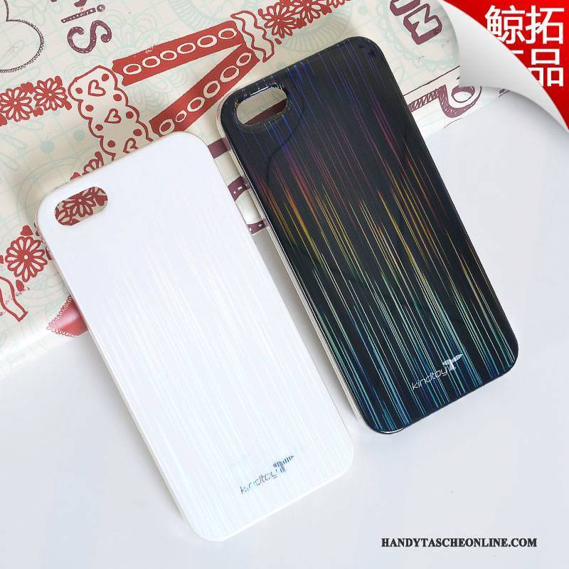 Hülle iPhone 4/4s Silikon Weiß Handyhüllen, Case iPhone 4/4s Schutz Dunkelblau
