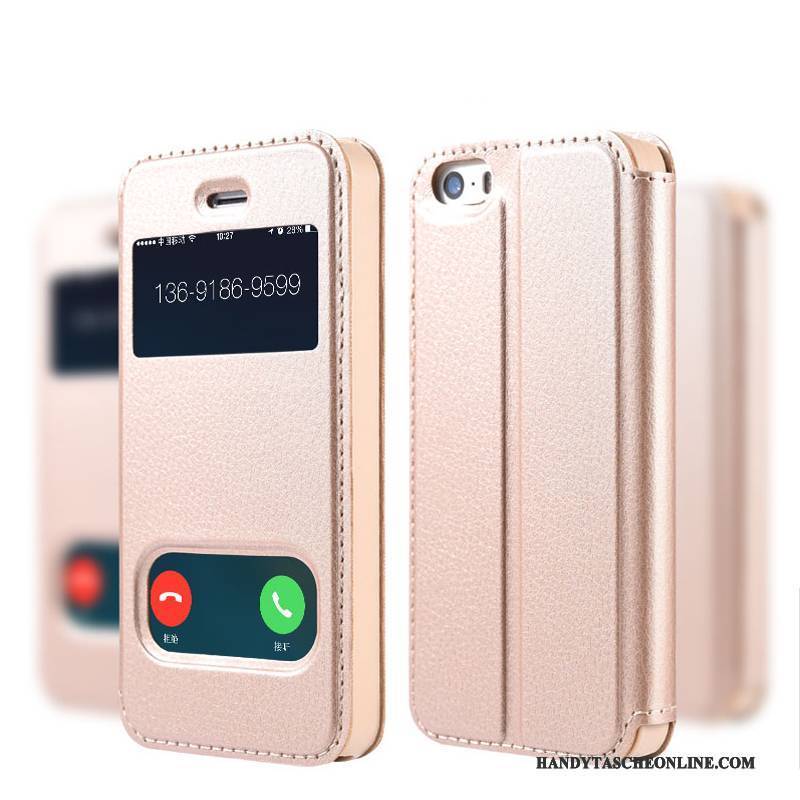 Hülle iPhone 4/4s Strass Handyhüllen Gold, Case iPhone 4/4s Halterung Hängende Verzierungen