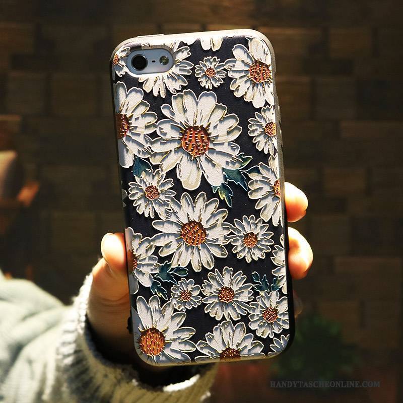 Hülle iPhone 5/5s Farbe Kunst Persönlichkeit, Case iPhone 5/5s Kreativ Handyhüllen Wind