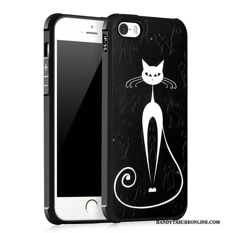 Hülle iPhone 5/5s Taschen Anti-sturz Handyhüllen, Case iPhone 5/5s Schutz Trend Nubuck